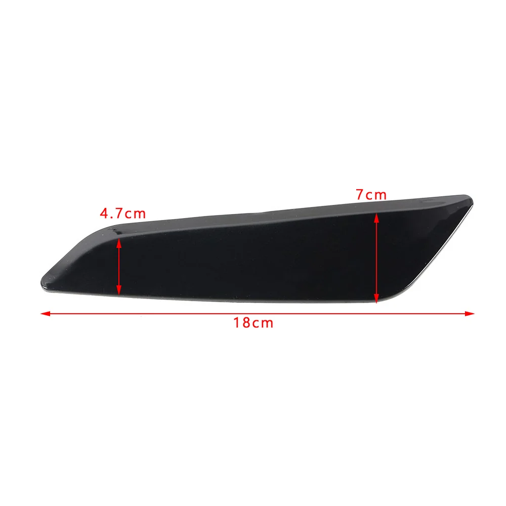 Tampa de capa de ventilação lateral de ar de ar preto brilhante para BMW 5 Series G30 2017+
