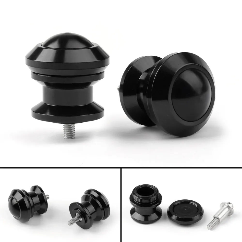 Par de sliders de braço de 6 mm de 6 mm de sliders para Yamaha MT01 MT09 YZF-R3 R1 MAX 530, 7 colorido genérico