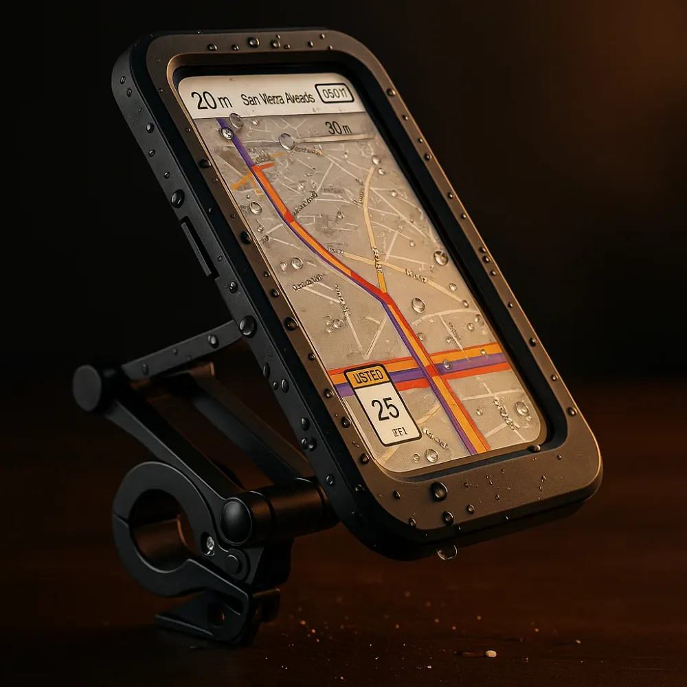 Suporte Celular Moto e Bike 360° Articulado À Prova D'água - AMZ