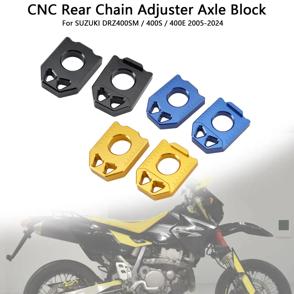 2005-2024 Suzuki DRZ400SM 400S 400E CNC TRANTAÇÃO TRABALHA BLOCO DO ADIXO