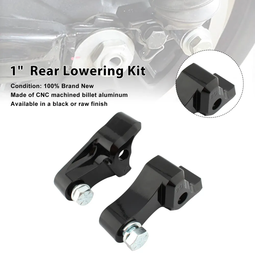 1" Rear Lowering Kit Fit Touring FLHX FLHR FLHT Electra Glide 2009-2025