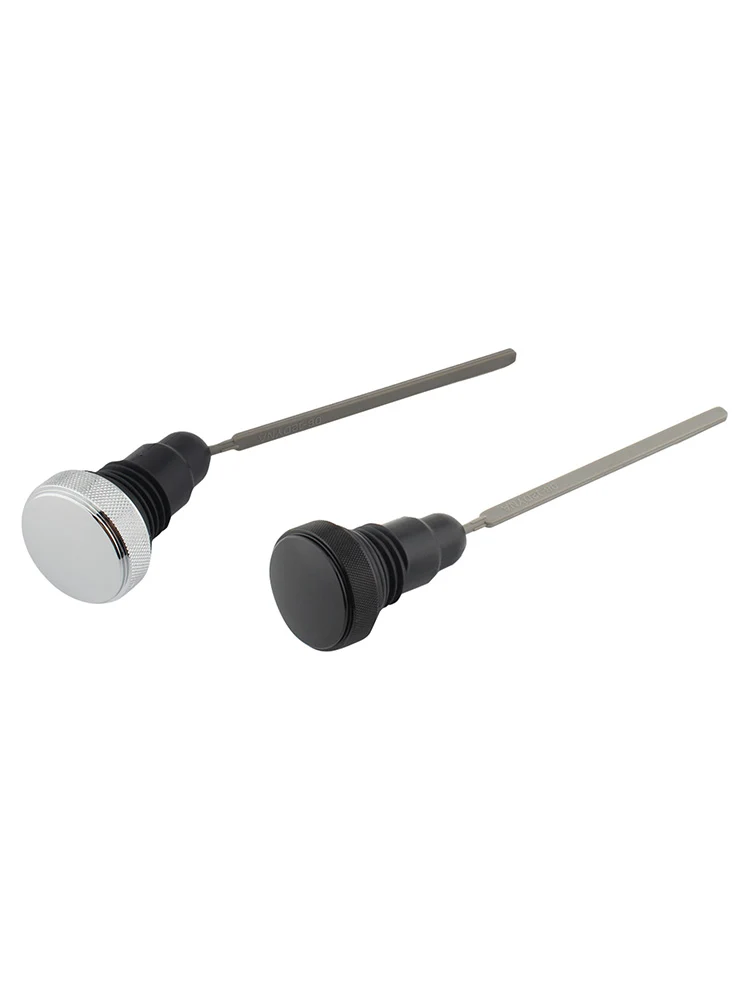 0710-0153 Oil Dipstick Tank Cap Plug FXD Dyna 2006-2017 Black