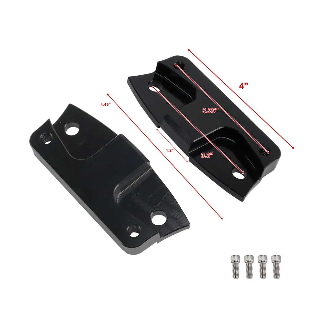 Front 21" Fender Risers Bracket Spacer touring Electra Street Glide 2014+