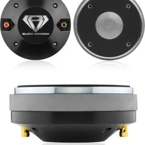 DIA-D2P DIAMOND Black Diamond 2 Driver de compressão de garganta aparafusado com 2 bobinas de voz felônicas 640 watts 8 ohms