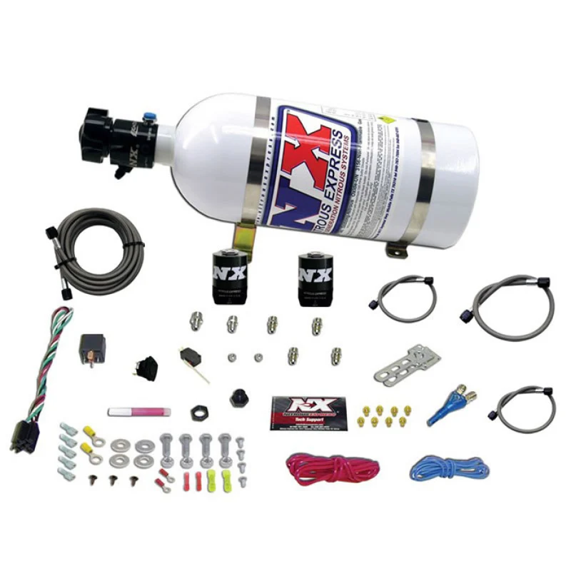 Nitrous Express E85 Universal Nitrous Kit EFI (Single Nozzle Application) w/10lb Bottle