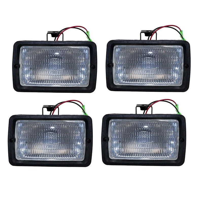 4 PCS Holofote RE48989 Serve para Motor John Deere 6068 6076 6081 Trator 7200 7400 7600 7700 7800 8100 8200 8300 8400