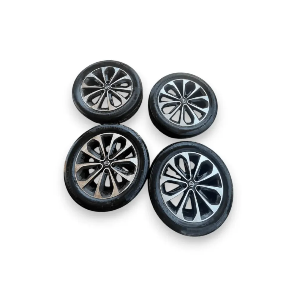 Set 4 Nissan Qashqai J10 Wheels de liga leve (2006 2014) (215/55 / R18) COD: 40300JD18C