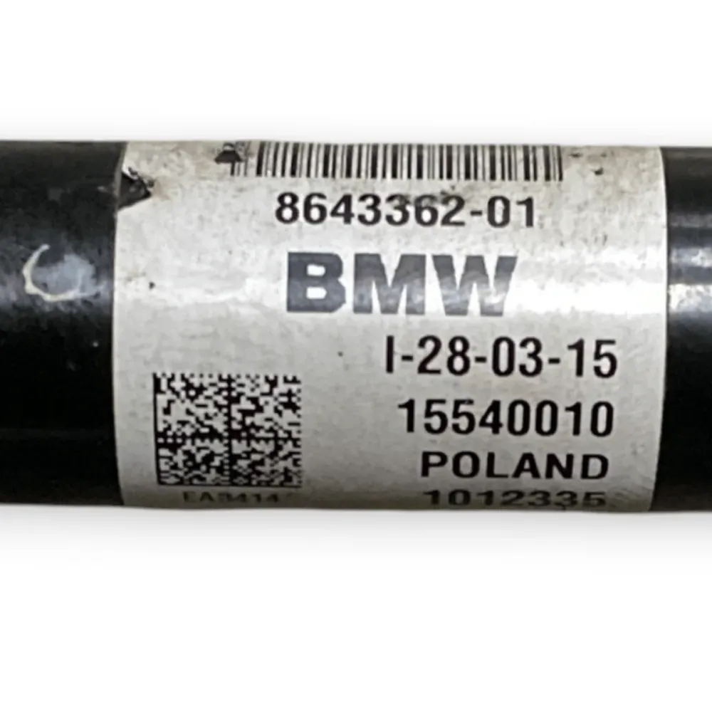 semi-eixo dianteiro direito (dx) mini cooper f55/56 cod:8643362-01 (2014-2023)