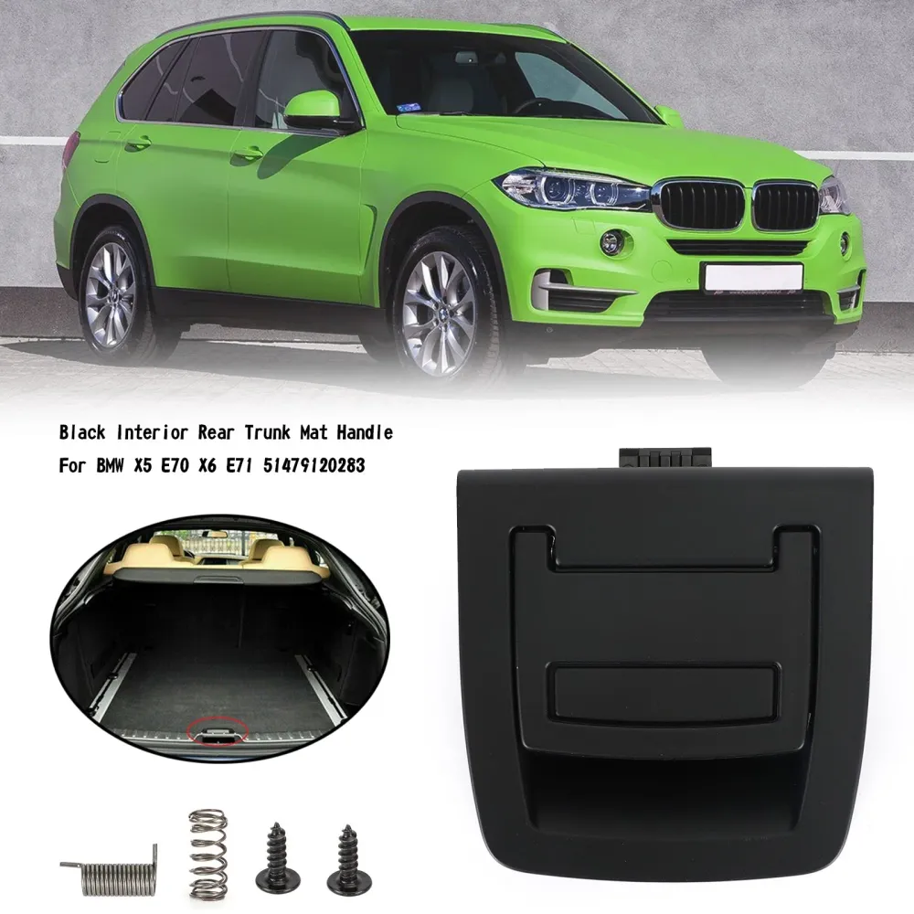 Alç de tapete do tronco traseiro interior preto 51479120283 para bmw x5 e70 x6 e71