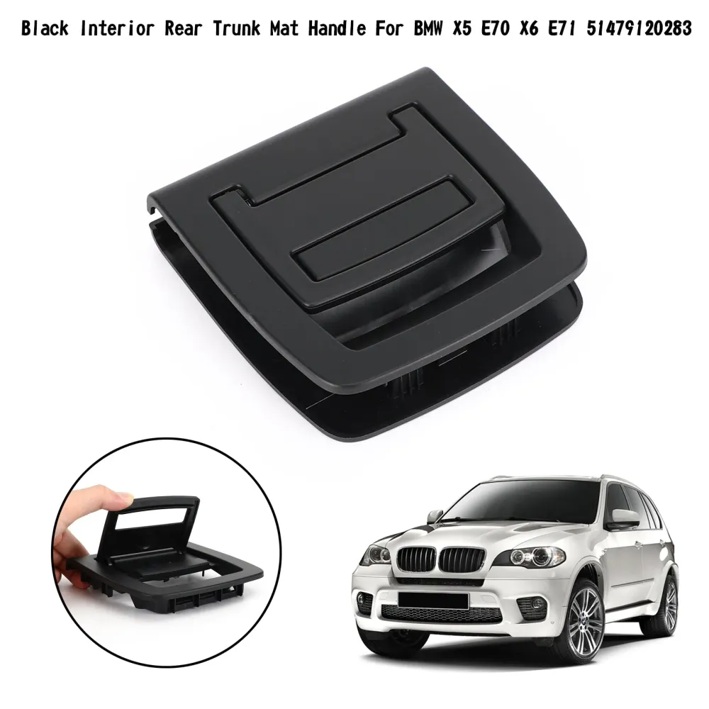 Alç de tapete do tronco traseiro interior preto 51479120283 para bmw x5 e70 x6 e71