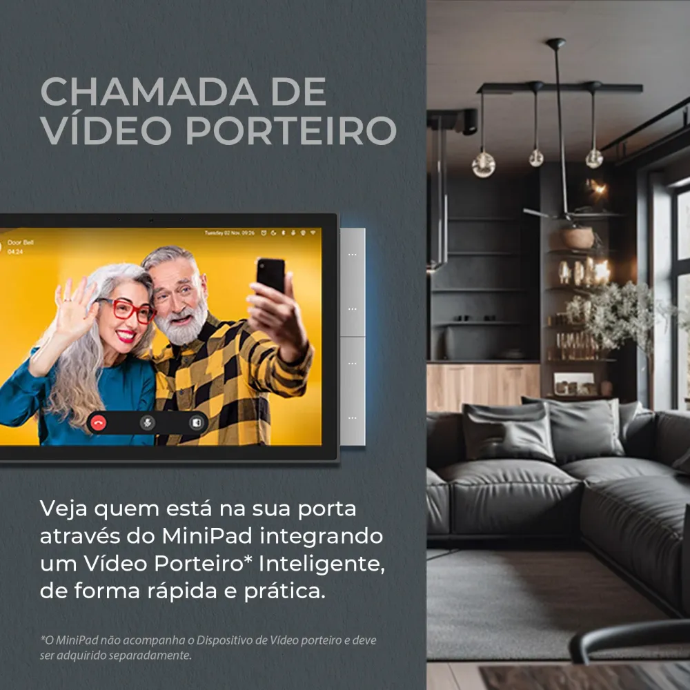 Painel Central Inteligente Wifi Zigbee Tuya Smart Life Alexa EKAZA