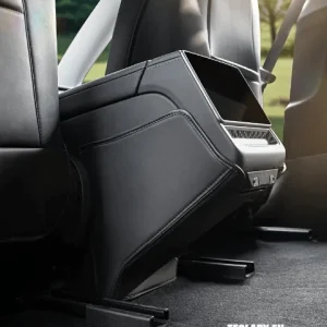 Tesla Modelo 3+ Painel de chute traseiro da planta alta PU Couro para console traseiro