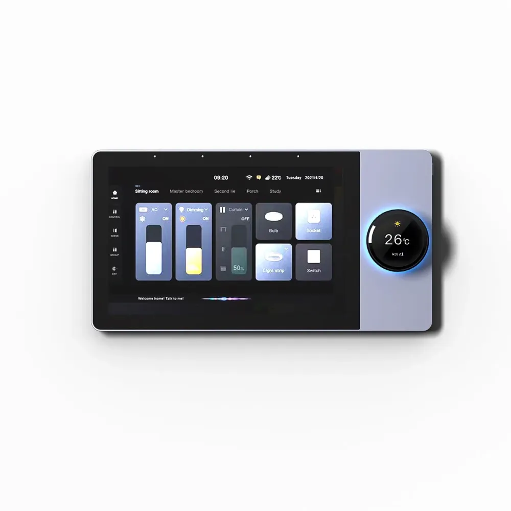 BSEED Painel elétrico inteligente de 8 polegadas para casa, painel de controlo multifuncional Bseedswitch