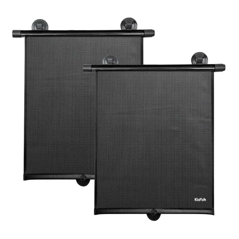 Kid'oh Cortinas de sol com ventosas para o carro - 2 unidades