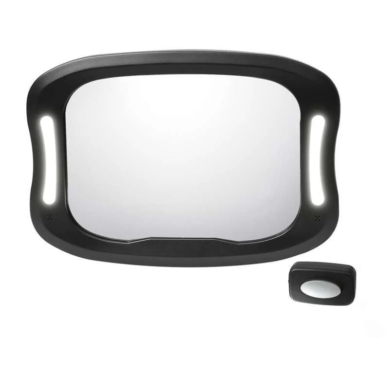 Kid'oh Espelho de carro / espelho retrovisor com luz LED - preto