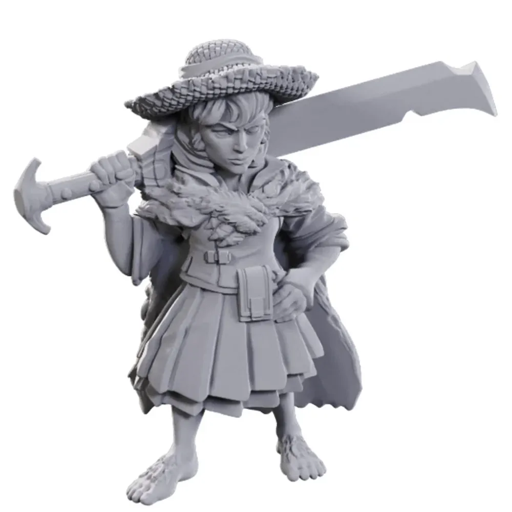 Pathfinder Deep Cuts W23 Female Halfling Magus Low-Level