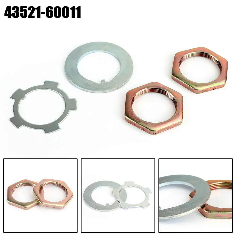 4352160011 Eixo dianteiro Hub do fuso da travessa de porca Kit 43521-60011 Para Toyota Hiluxs genérico