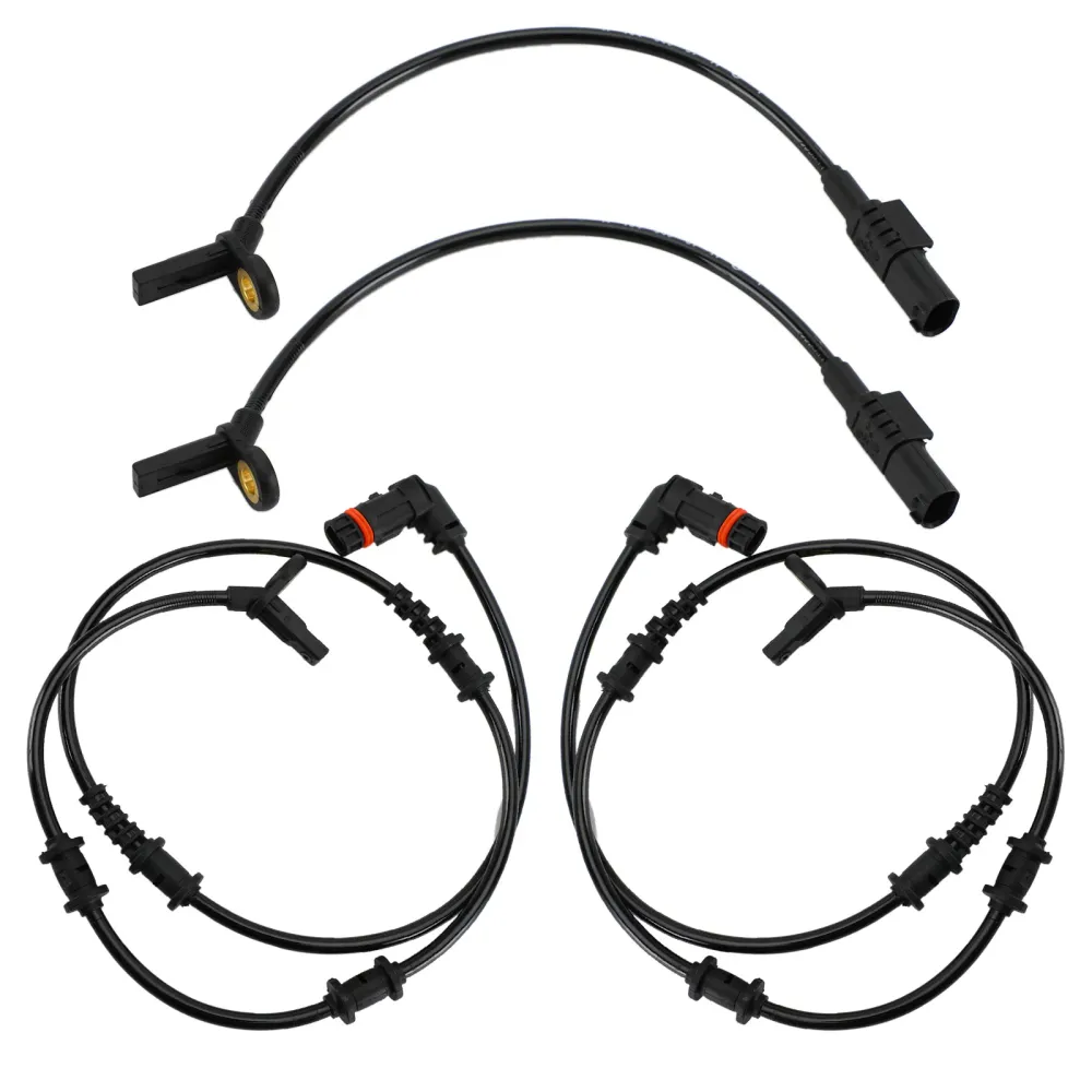 Conjunto de 4 peças de sensor de velocidade ABS dianteiro e traseiro para Mercedes-Benz W164 ML350 ML320