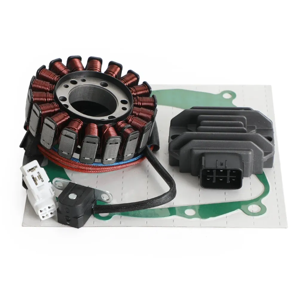 03-08 Suzuki LTZ400 Quadsport Z400 Magneto STATOR+RETIFIADOR DE TENSÃO+GASKET FEDEX Express genérico
