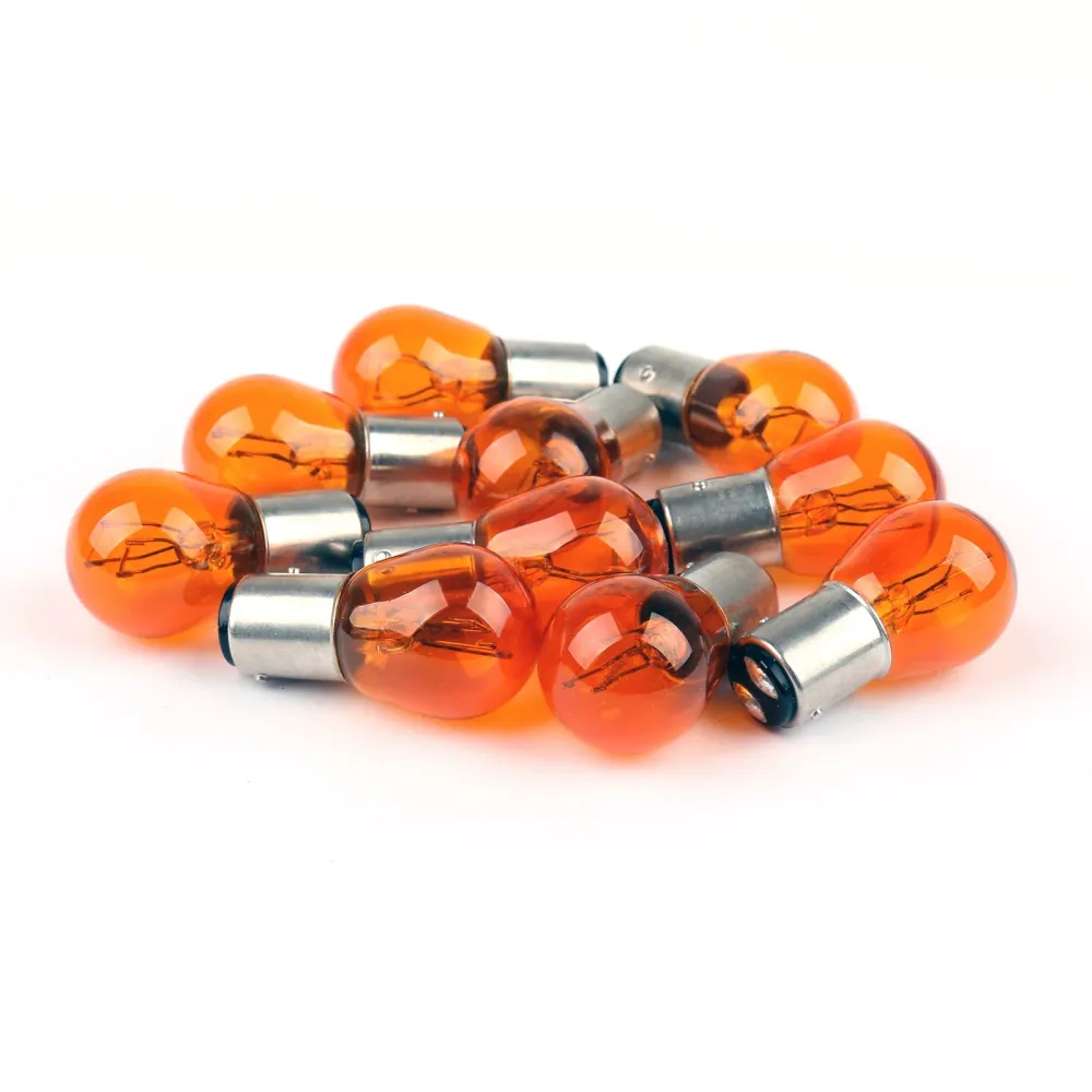 10pcs Osram 7528y 12V 21/5W P21/5W Bay15d Stop DRL Lights Lâmpadas Bulbos âmbar 2200K genérico