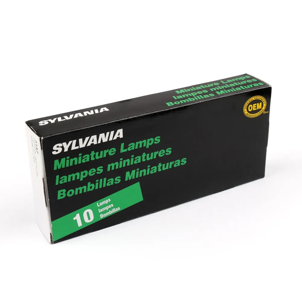 10pcs Sylvania Osram 2473mfx6 12V 1.1W BX8.4D Lâmpadas em miniatura Bulbos singais genéricos
