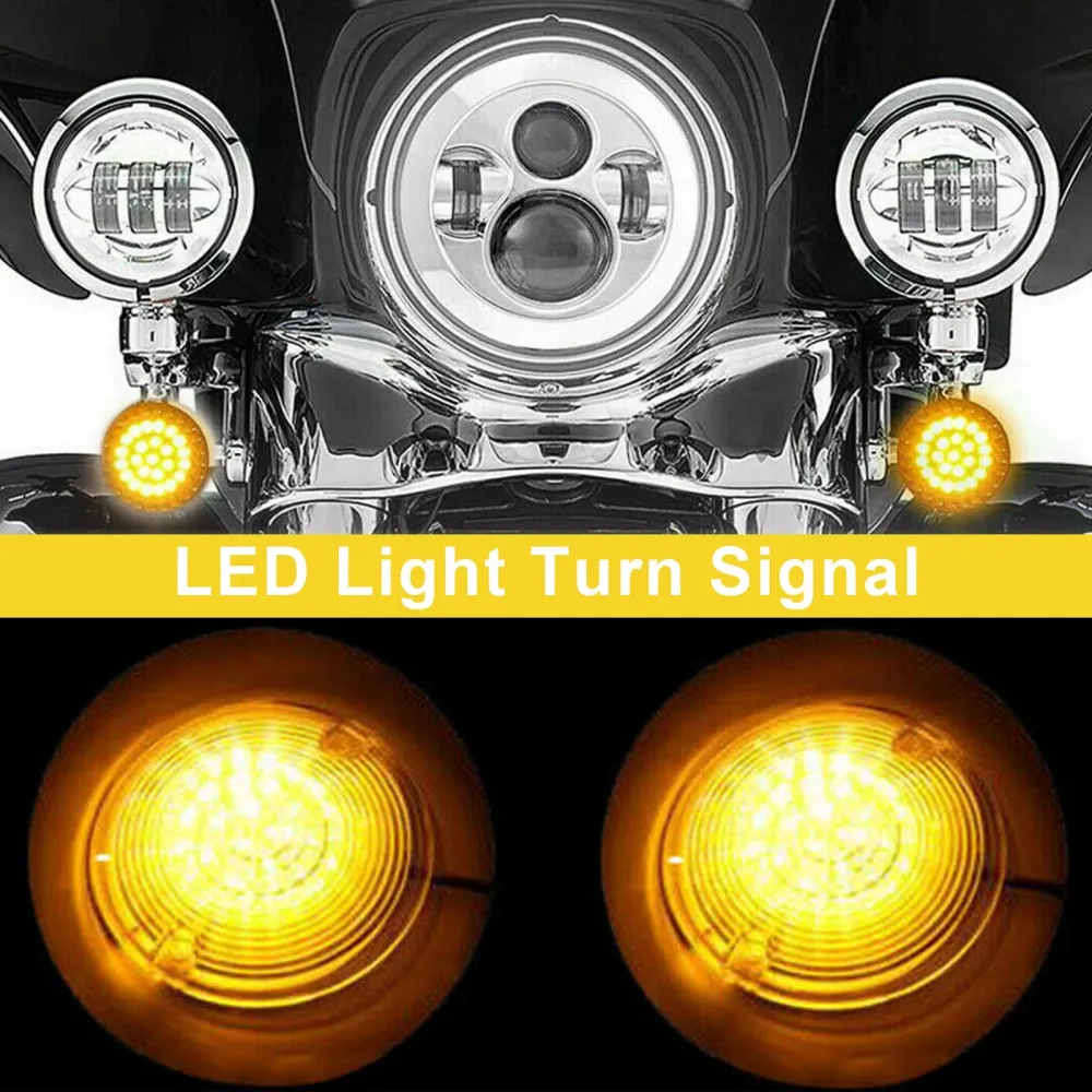 1156 LED traseiro INSERIR LUZES DE INSERIÇÃO PARA DYNA TROURING ROTE ROAD GLIDE 883 âmbar