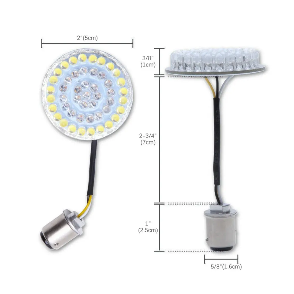 1156 LED traseiro INSERIR LUZES DE INSERIÇÃO PARA DYNA TROURING ROTE ROAD GLIDE 883 âmbar