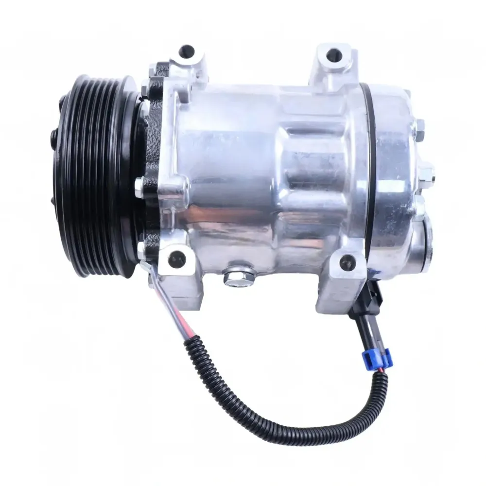 12V 6PK 126mm 7H15 /C Compressor F69-1015-111 F69-1028-111 para Peterbilt 365 367 389 Kenworth T680 T660 T880 Caminhão