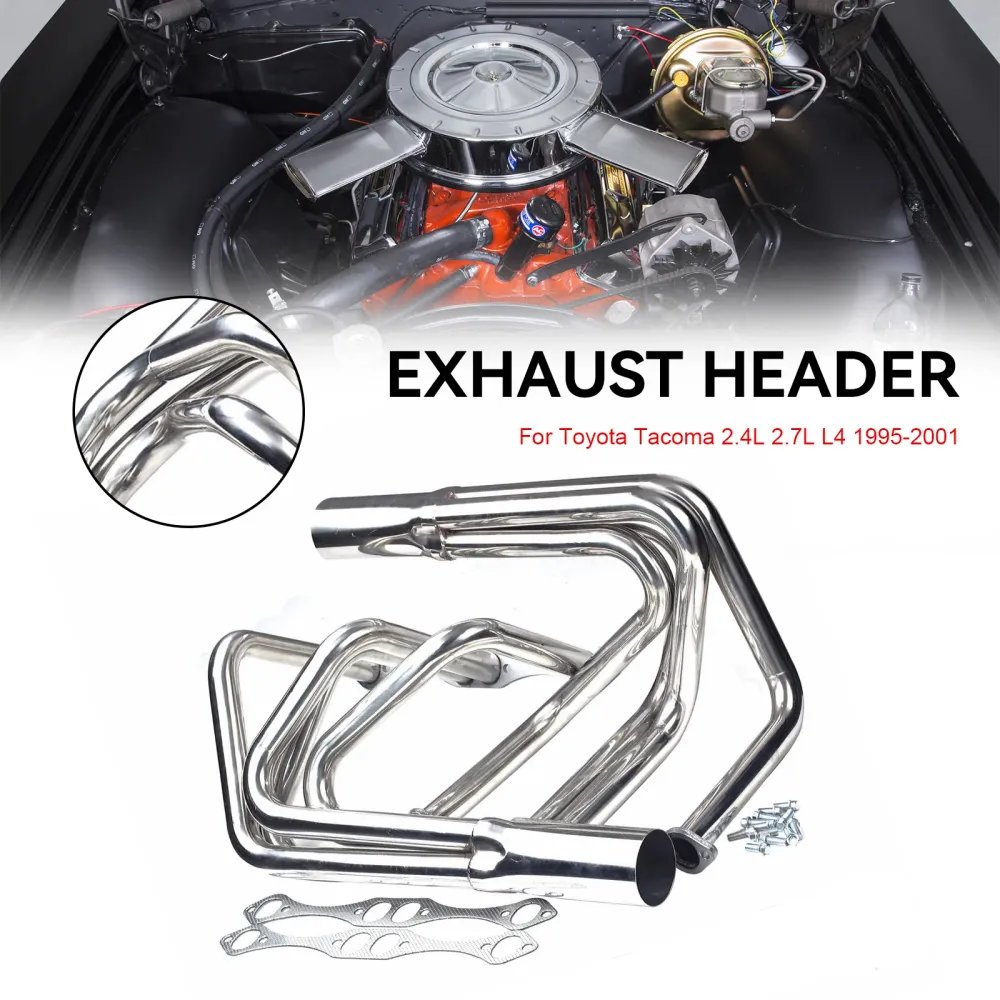 1-5/8" Coletor de ço inoxidável compatível com Chevy Small Block Roadster Sprint