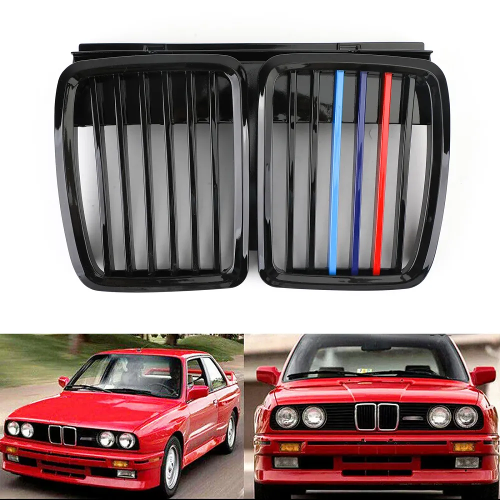 1982-1994 BMW 3 Série E30 Grill 3 Capuz Fronteiro Grilha Rim M3 elegante 51131884350 51131916504 51131945877