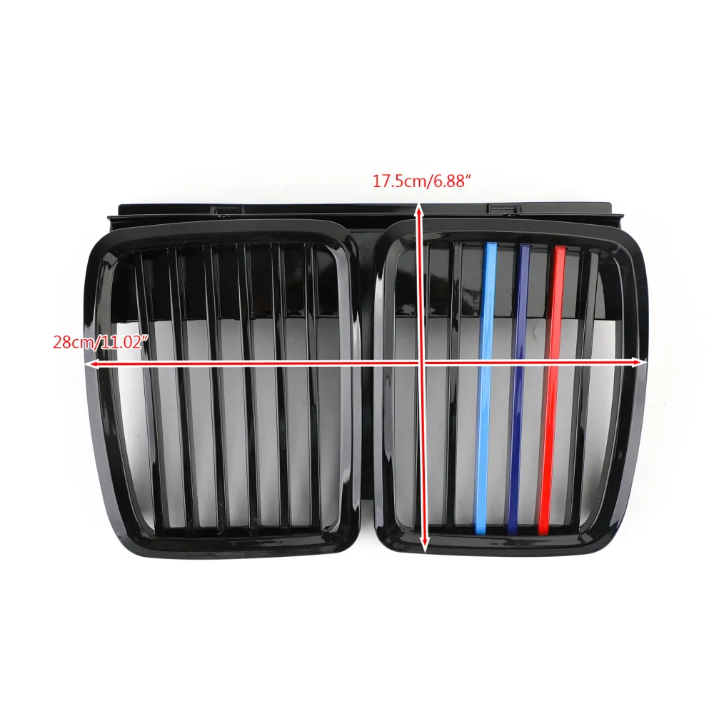 1982-1994 BMW 3 Série E30 Grill 3 Capuz Fronteiro Grilha Rim M3 elegante 51131884350 51131916504 51131945877