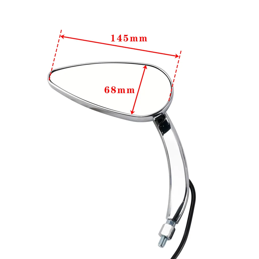 1990-2021 Electra Street Road Glide Chrome LED LED espelhos de sinal de volta