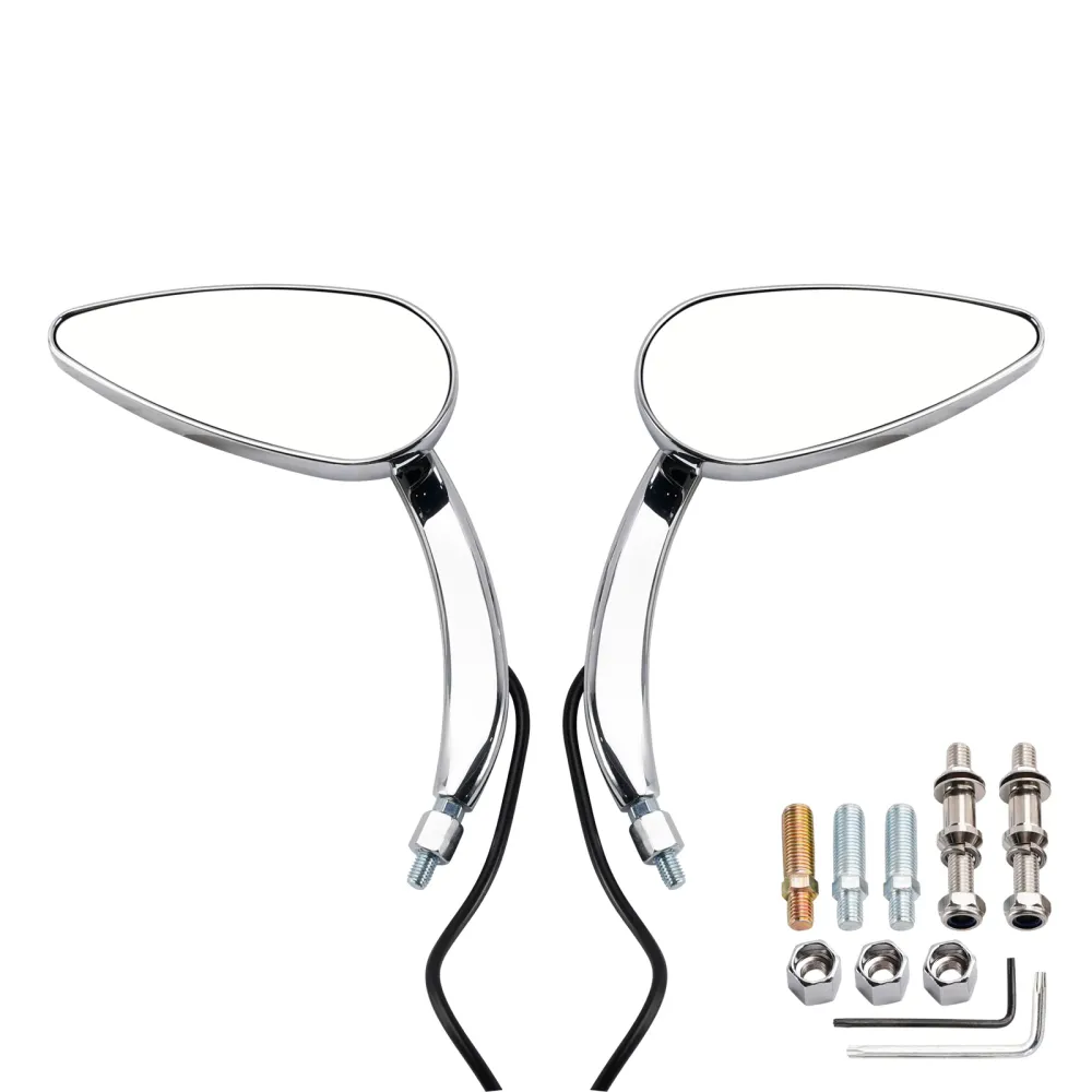 1990-2021 Electra Street Road Glide Chrome LED LED espelhos de sinal de volta