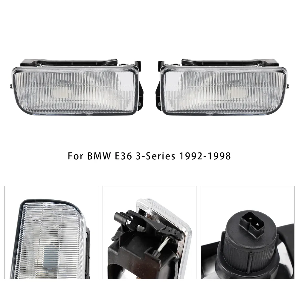 1992-1998 BMW E36 3 Série 3 Compare o pára-choque dianteiro Luz sem lâmpadas