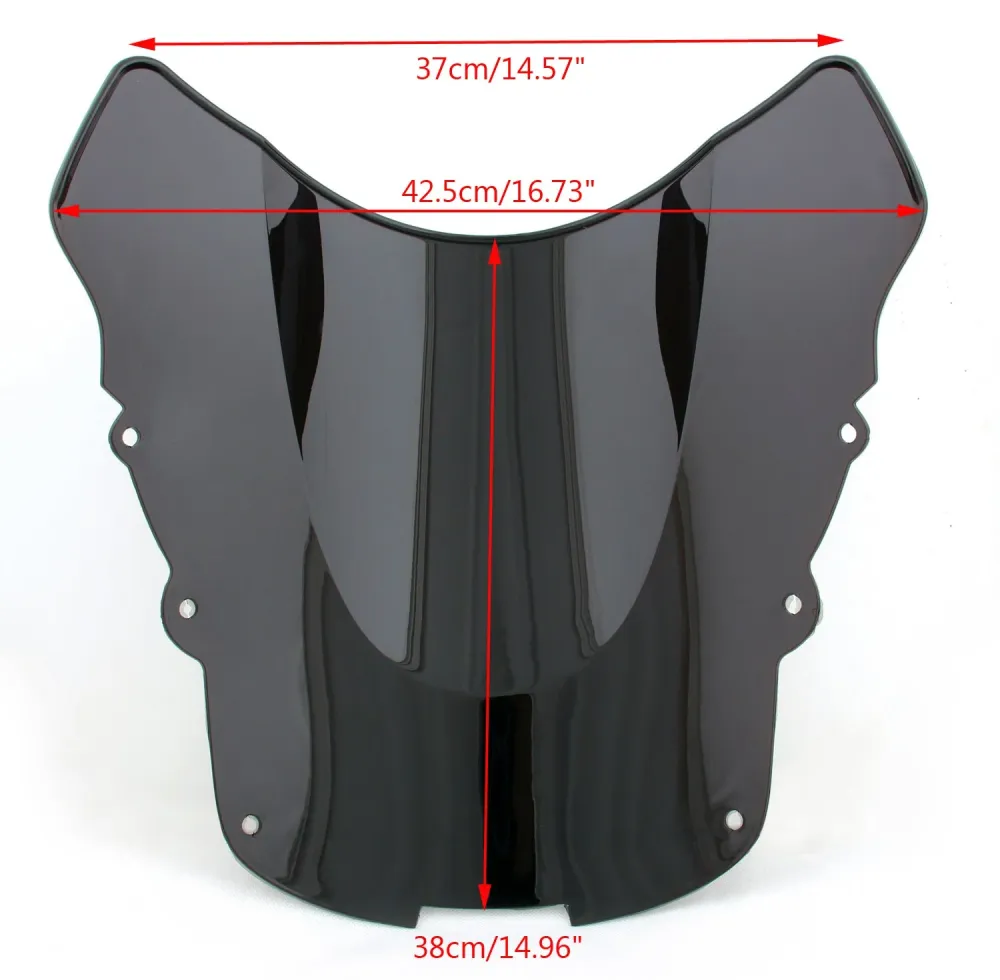 1996-2007 HONDA CBR1100XX Blackbird Windshield Windscreen Bubble Double 2 Color Generic