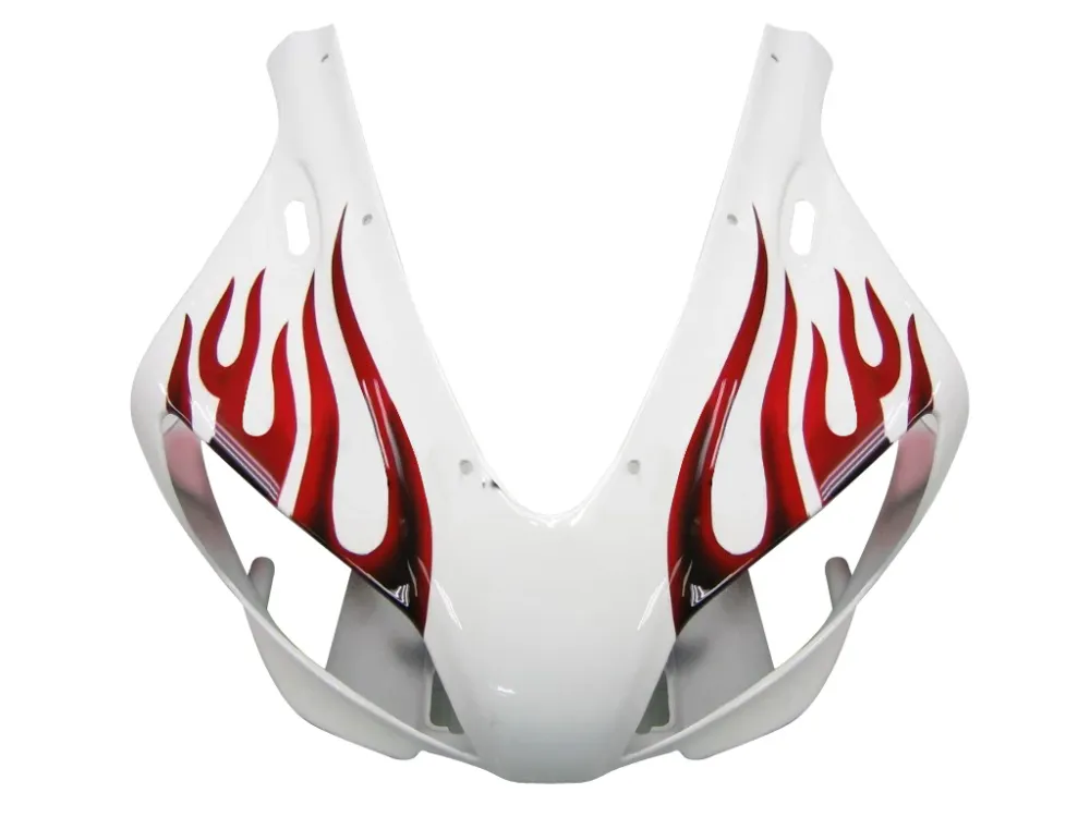 1998-1999 Yamaha YZF-R1 Branca & Carenagens Red Flame Racing Genéricas