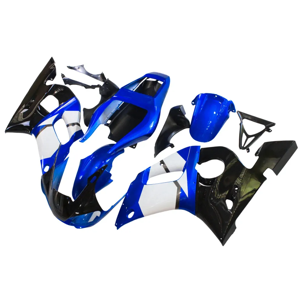 1998-2002 Yamaha YZF 600 R6 Kit de carenagem de injeção Plástico ABS #126