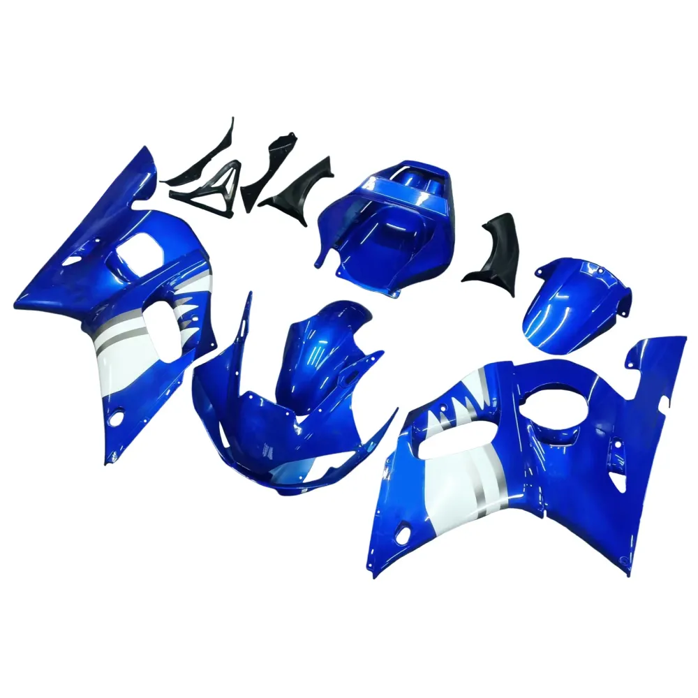 1998-2002 Yamaha YZF 600 R6 Kit de carenagem de injeção Plástico ABS #107