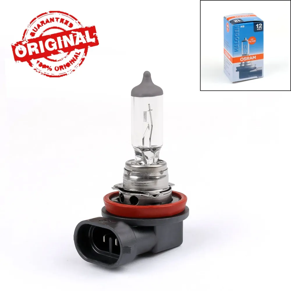 1pc Osram H8 12V 35W 3200K Halogen Original Fartlight Bulb feito na Alemanha genérico