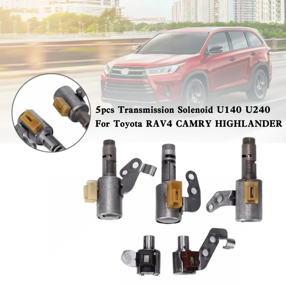 2000-2004 TOYOTA CELICA 1.8L 5PCS Solenóide U140 U240 para Toyota Rav4 Camry Highlander