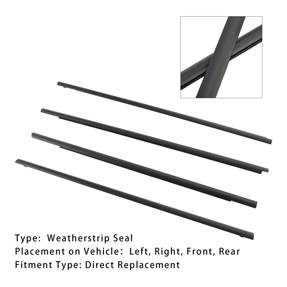 2001-2007 Nissan X-Trail 4PCS Weath Weather Weather Seed Belt