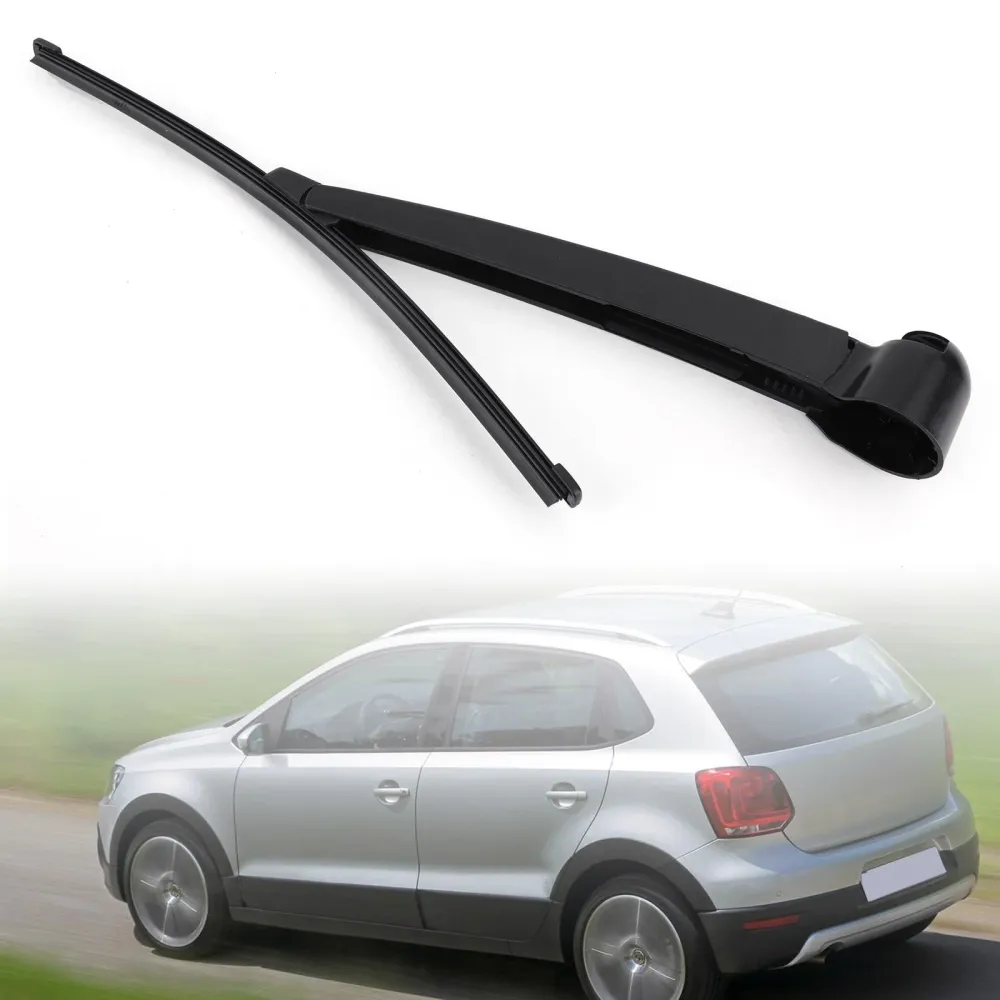 2001-2009 VW Polo 9n BJ TRANSHEIRA Janela traseira Windshield Braço Blade Black Generic