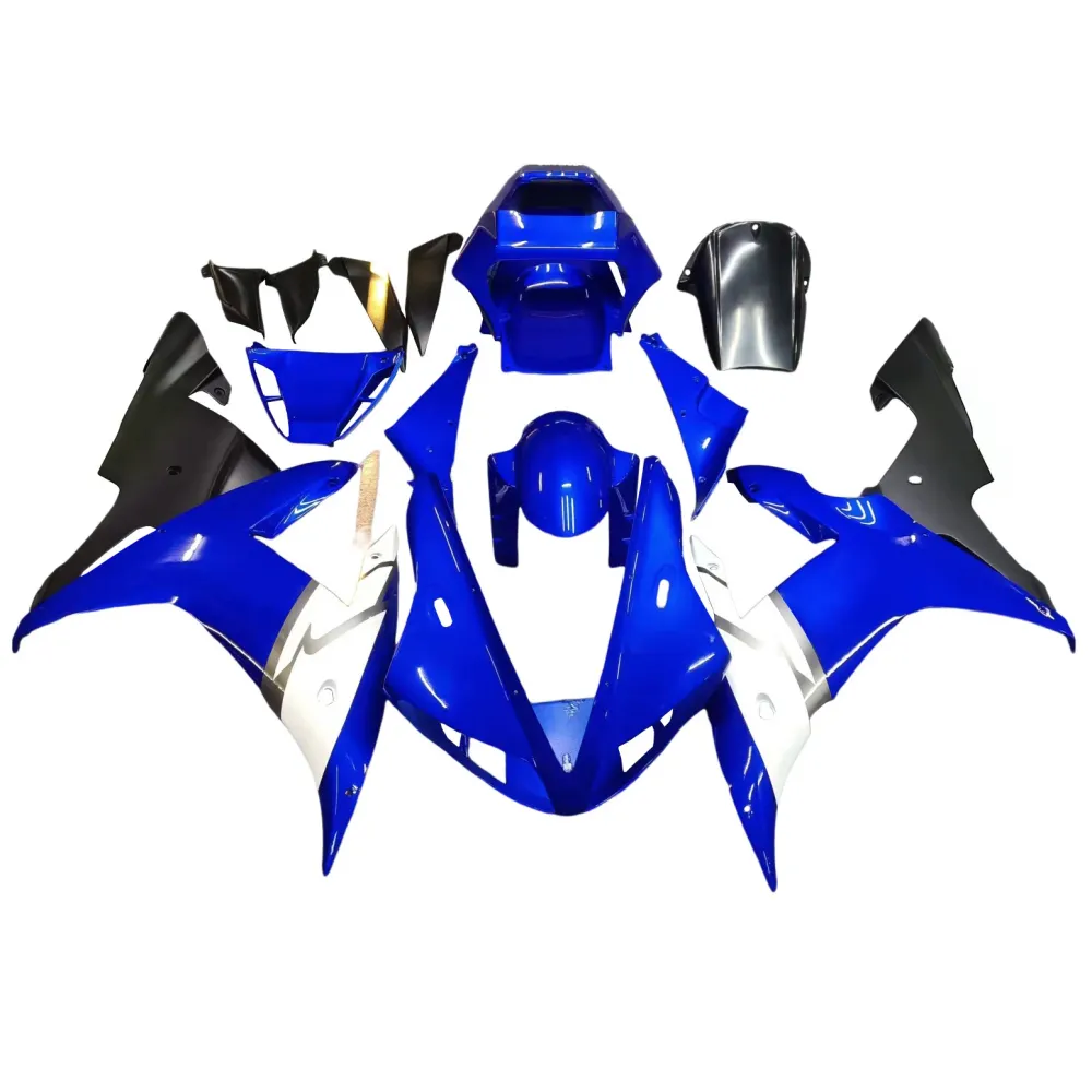 2002-2003 YZF 1000 R1 Blue Bodyworks Fansing ABS Injeção de Plásticos moldados Conjunto genérico
