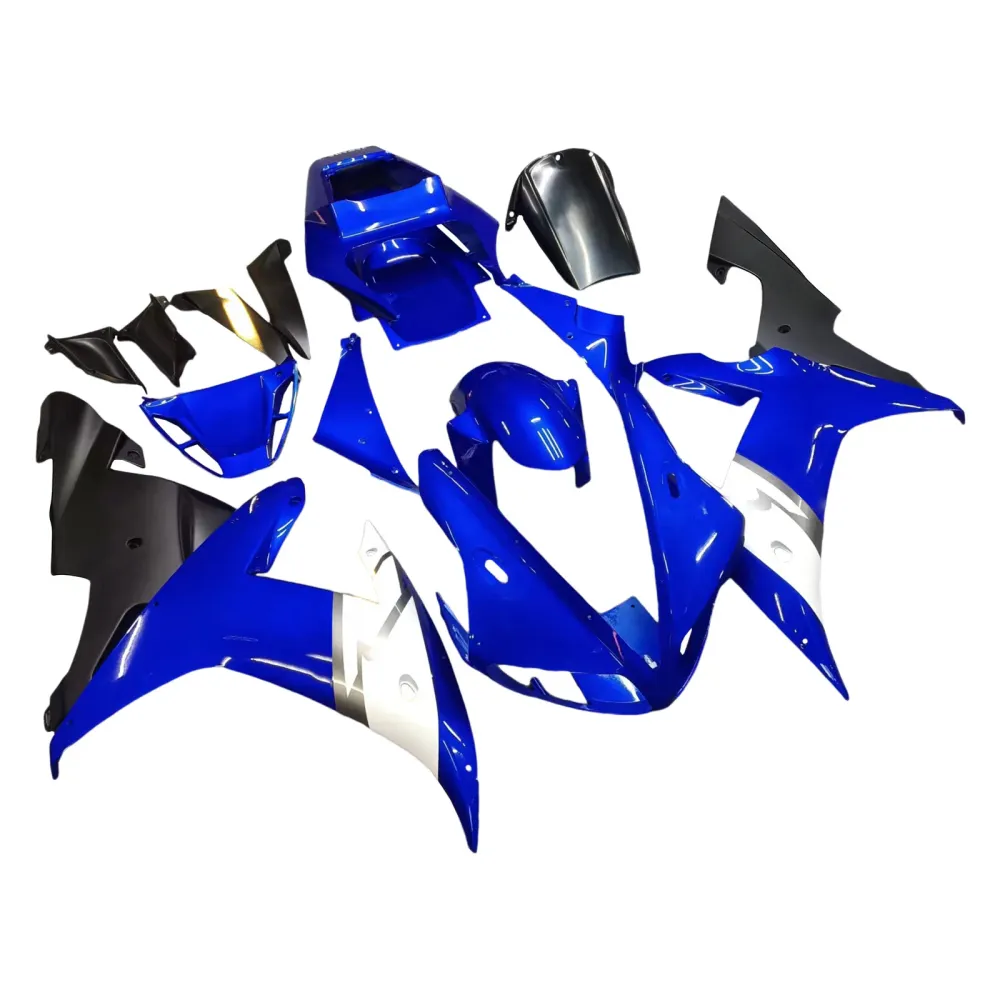 2002-2003 YZF 1000 R1 Blue Bodyworks Fansing ABS Injeção de Plásticos moldados Conjunto genérico