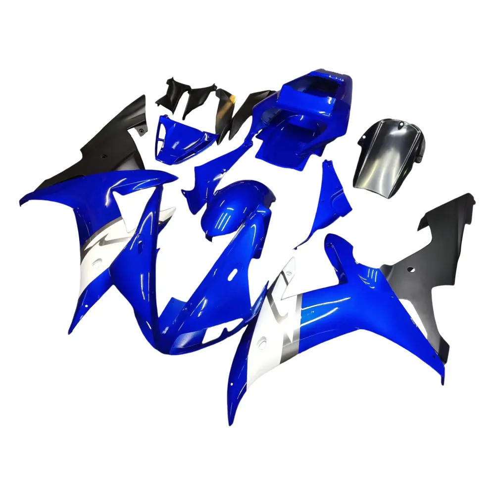 2002-2003 YZF 1000 R1 Blue Bodyworks Fansing ABS Injeção de Plásticos moldados Conjunto genérico