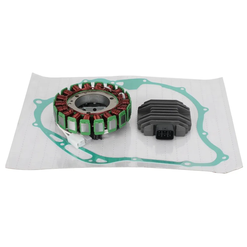 2002-2006 YAMAHA BT1100 BULLDOG MAGNETO STATOR+RETIFICADOR DE TOLAÇÃO+GASKET 5JN-81410-10