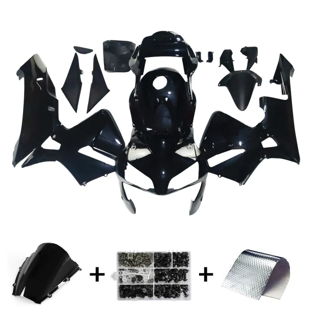 2003-2004 Honda CBr 600 RR Black Honda Racing Firingings Generic