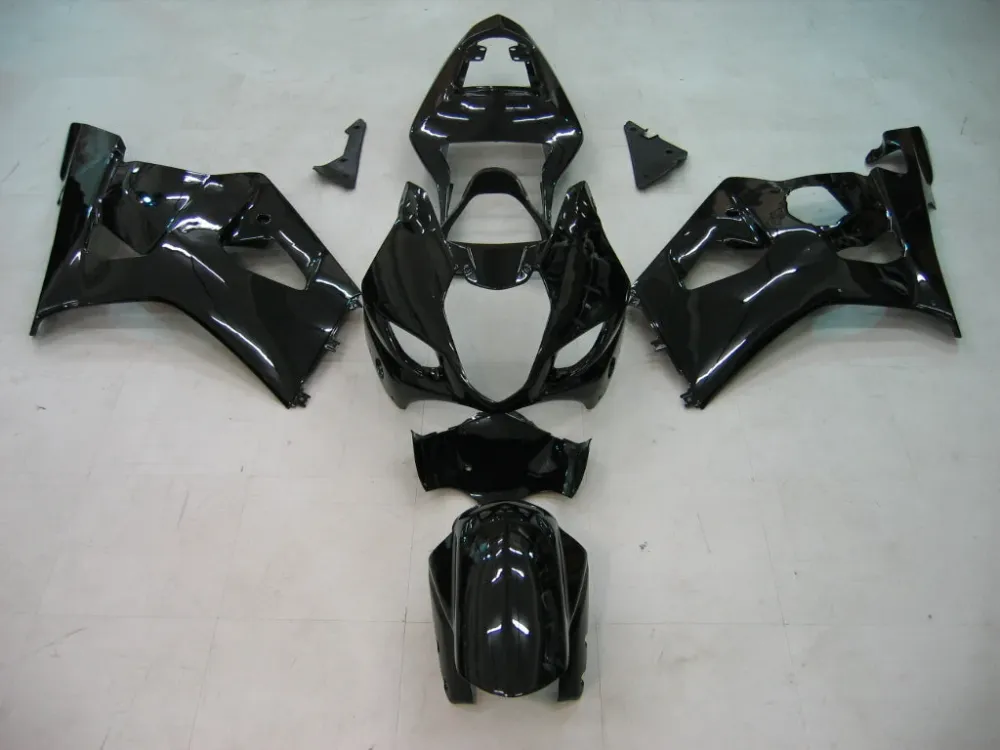 2003-2004 Suzuki GSXR 1000 All Black Suzuki Racing Fairings genéricos