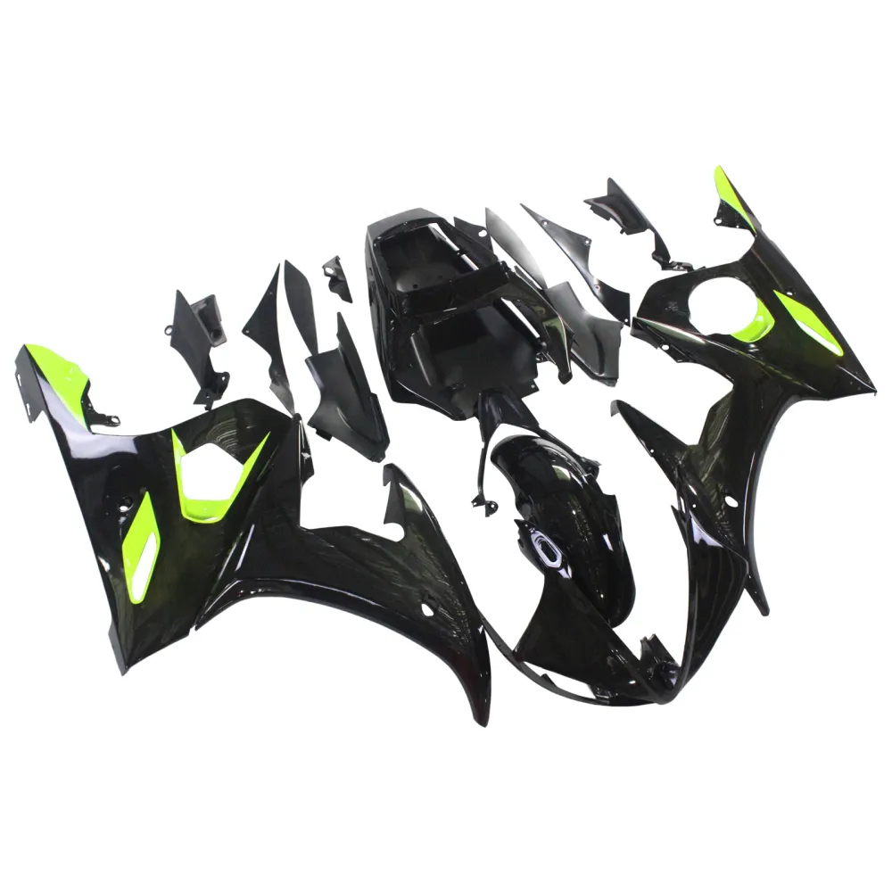 2003-2004 Yamaha YZF 600 R6 2006-2009 R6S AMOTOPT INJECÇÃO KIT BODYWORK PLÁSTICO ABS #149
