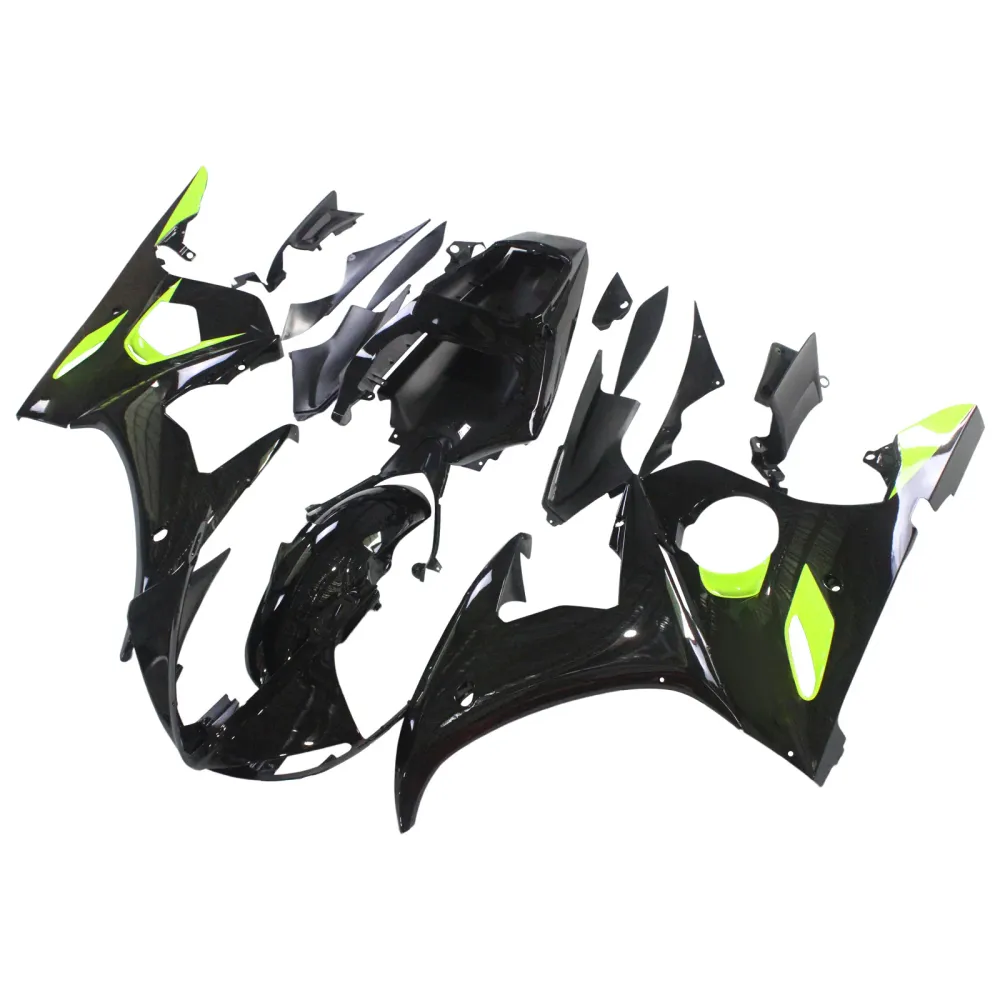 2003-2004 Yamaha YZF 600 R6 2006-2009 R6S AMOTOPT INJECÇÃO KIT BODYWORK PLÁSTICO ABS #149